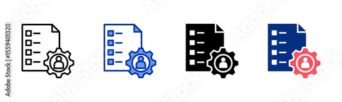 Onboarding icon sheet multiple style collection