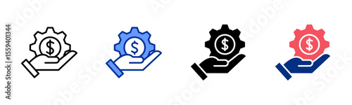 Compensation icon sheet multiple style collection