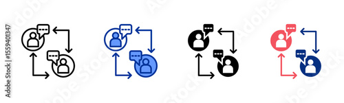 Engagement icon sheet multiple style collection