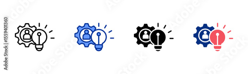 Competency icon sheet multiple style collection