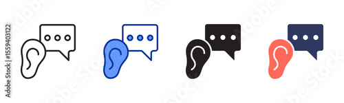 Gossip icon sheet multiple style collection