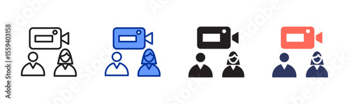 Talk Show icon sheet multiple style collection