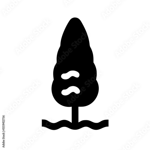 arizona cypress tree icon