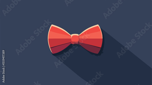 Elegant Cute Bowtie Icon Vector Illustration