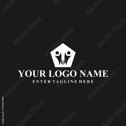 generic people logo design,generic people logo,vector,silhouette,icon,symbol,abstract,circle,family	