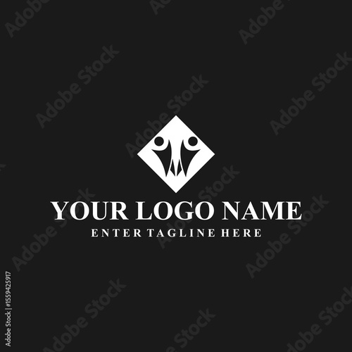 generic people logo design,generic people logo,vector,silhouette,icon,symbol,abstract,circle,family	