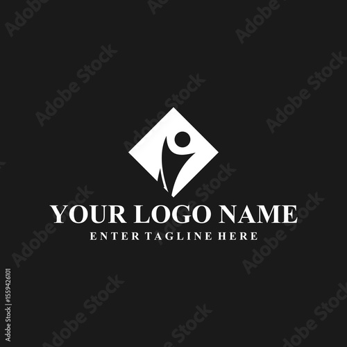 generic people logo design,generic people logo,vector,silhouette,icon,symbol,abstract,circle,family	