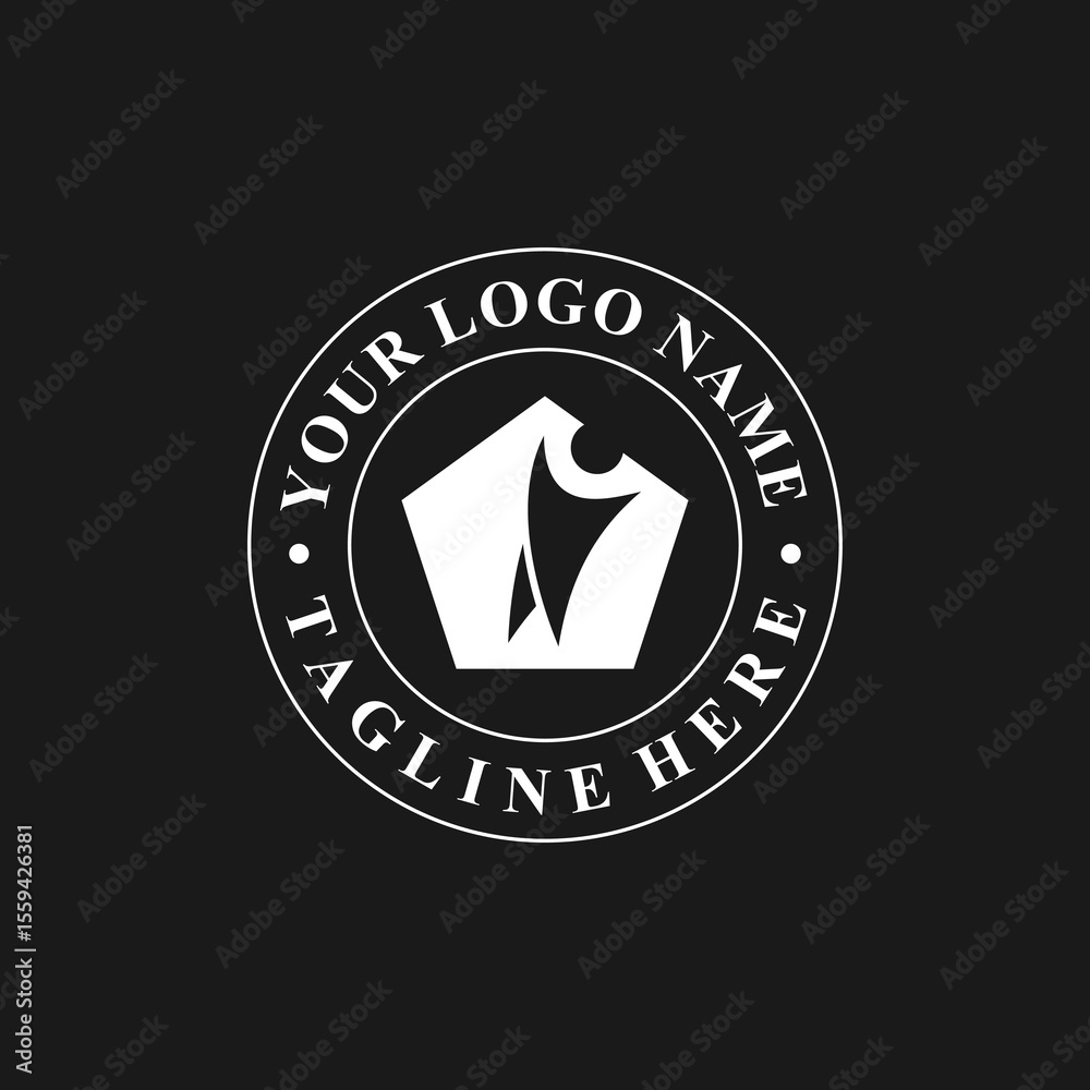 Fototapeta premium generic people logo design,generic people logo,vector,silhouette,icon,symbol,abstract,circle,family 