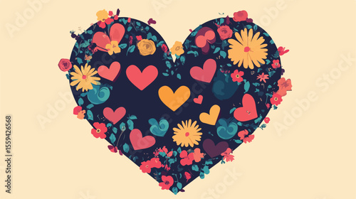 Free Spirit Music Vinyl Disc Flowers Heart Peace