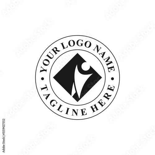 generic people logo design,generic people logo,vector,silhouette,icon,symbol,abstract,circle,family	