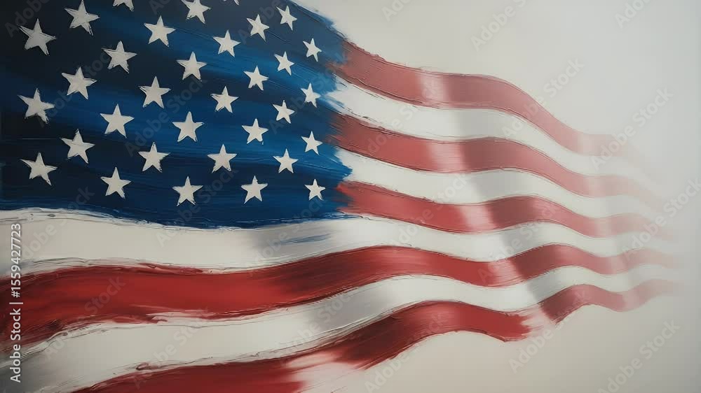 custom made wallpaper toronto digitalAmerican flag waving gently patriotism history and design