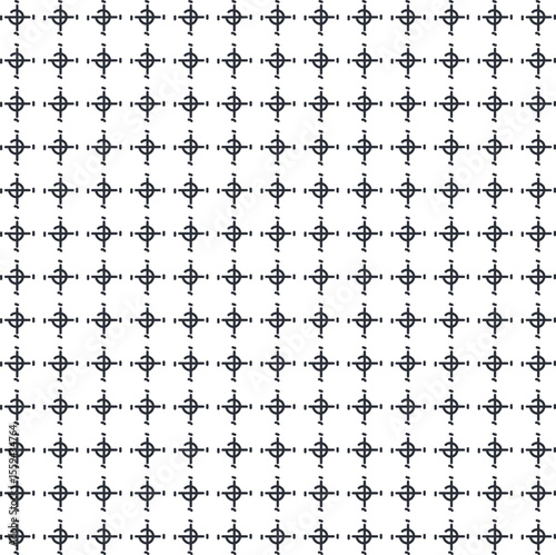 The texture consists of repeating sights or technical crosshairs that guide the target.