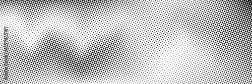 grunge Halftone white and black dots pattern and black gradient grunge texture background. Dotted line comic sport style vector illustration
