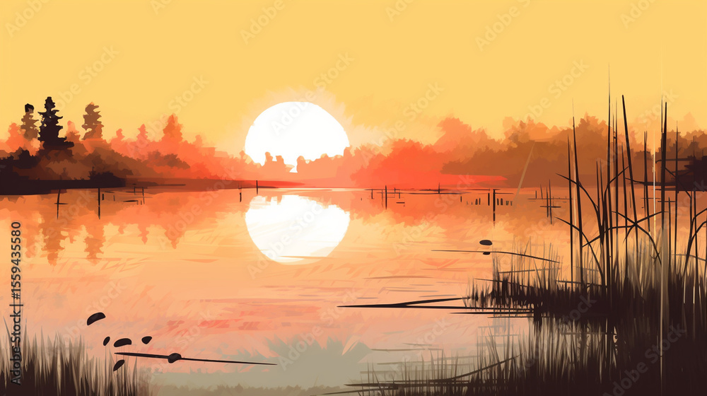 Fototapeta premium Emotive Sunset
