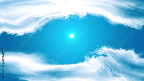 A blue sky color blur  background