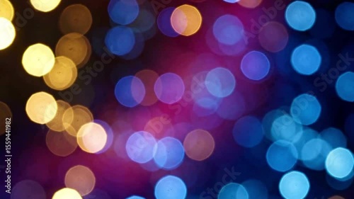 4K seamless looping video of an abstract bokeh background 