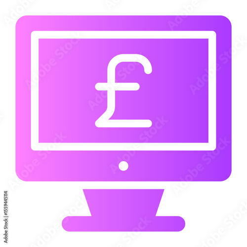 pound gradient icon