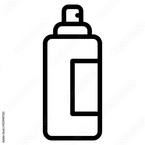 Spray bottle in vector illustration