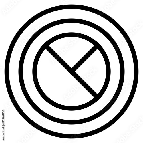 Disposable plates in vector illustration