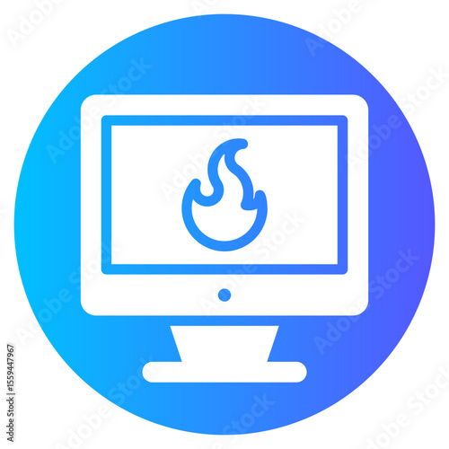 fire gradient icon