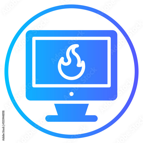 fire gradient icon
