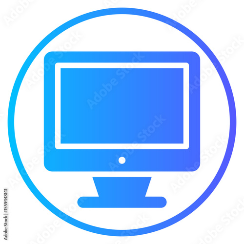 monitor gradient icon