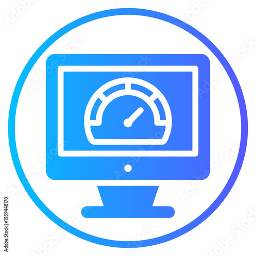 speedometer gradient icon