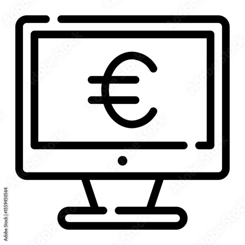 euro line icon