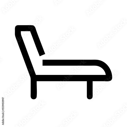 chaise lounge icon