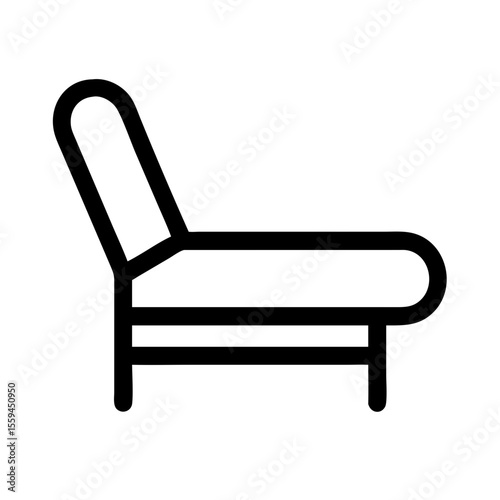 chaise lounge icon