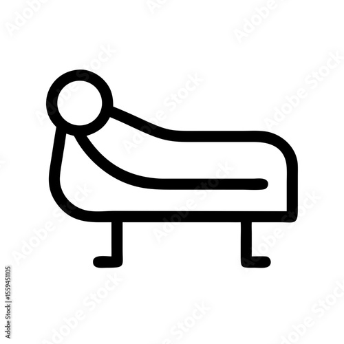 fainting couch icon