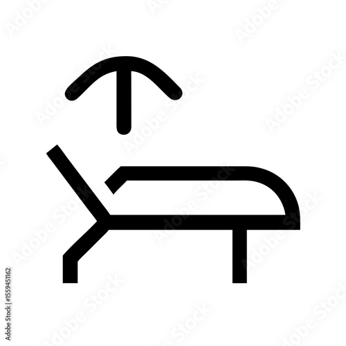 lounge chair icon