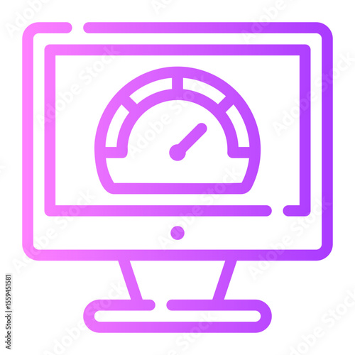 speedometer gradient icon