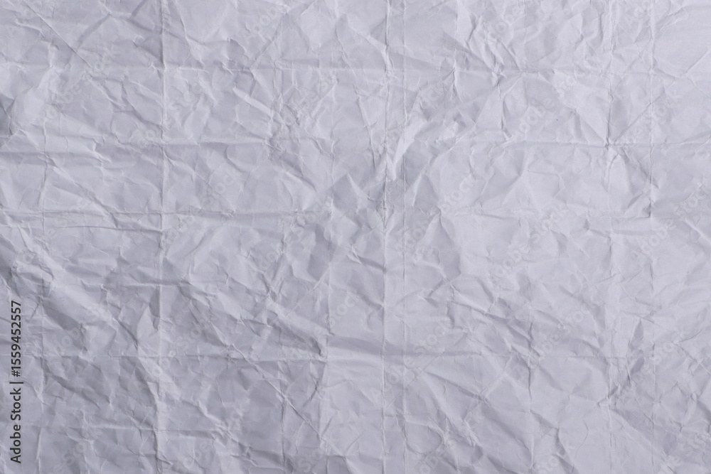 Obraz premium Crumpled White Paper Texture Background
