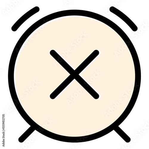 remove alarm clock icon