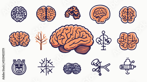 Alzheimer's Disease Neurological Brain Medical Concept