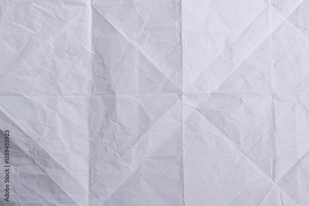 Fototapeta premium White Folded Origami Paper Texture Background