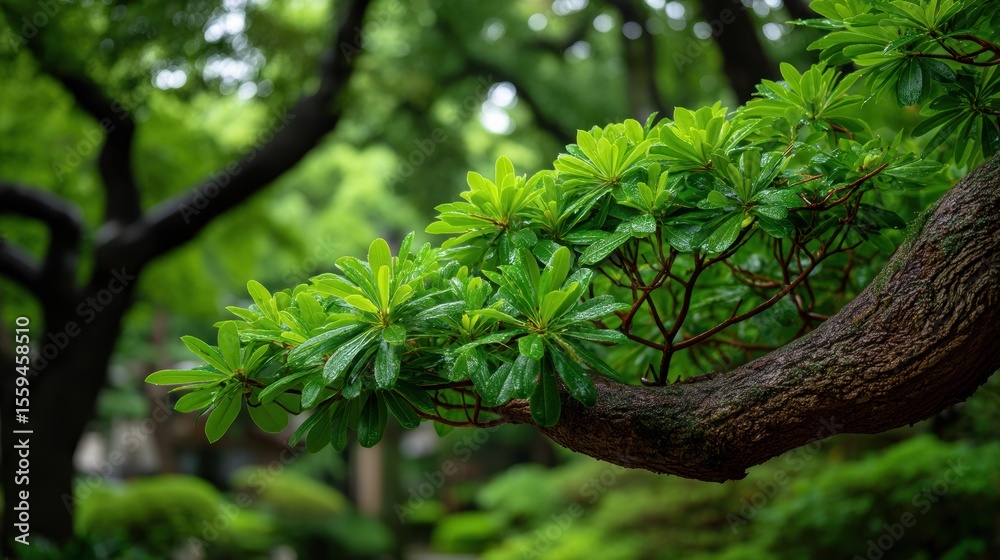 Obraz premium Exploring the Vital Connection Between Tree Branches and Carbon Neutrality in Sustainable Practices