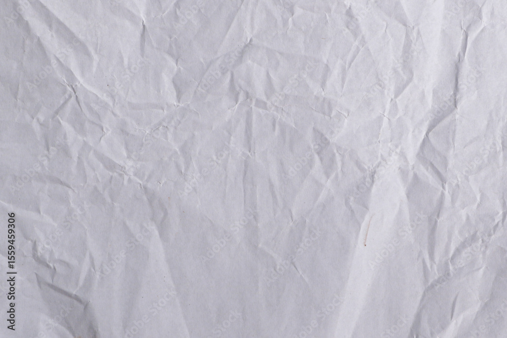Obraz premium White Wrinkled Paper Texture Background