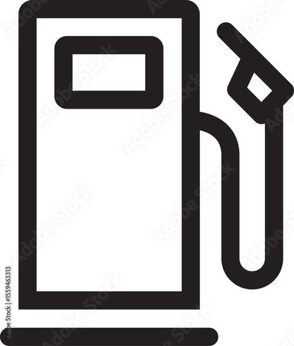 Gas station - Simple Minimalist Icon