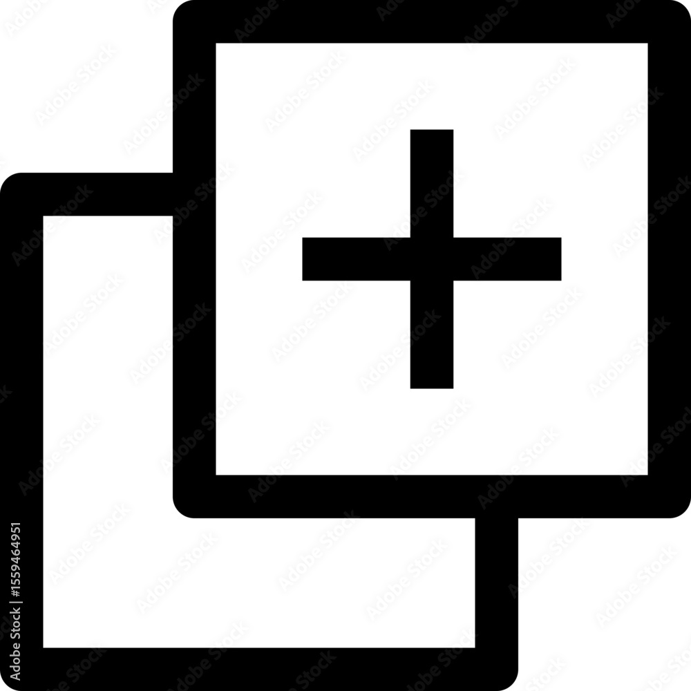 Obraz premium Squares - Simple Minimalist Icon