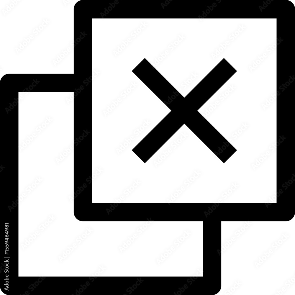 Obraz premium Squares - Simple Minimalist Icon