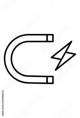Magnet and paper plane symbolising data transfer, powerful communication.
Icon of magnetic force sending, attracting digital information.
Concept: magnet influencing swift data movement or connection.