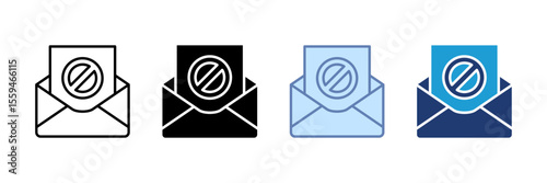 Inbox Zero Icon Set Multiple Style Collection