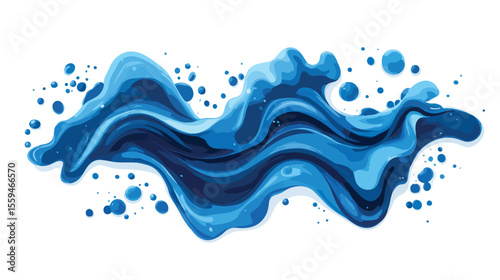 Abstract Liquid Creative Art Design Background