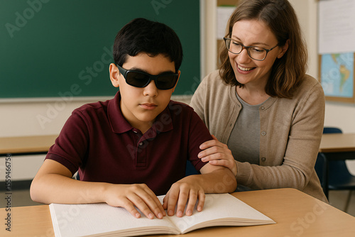 Dia do estudante: inclusive education for visually impaired students