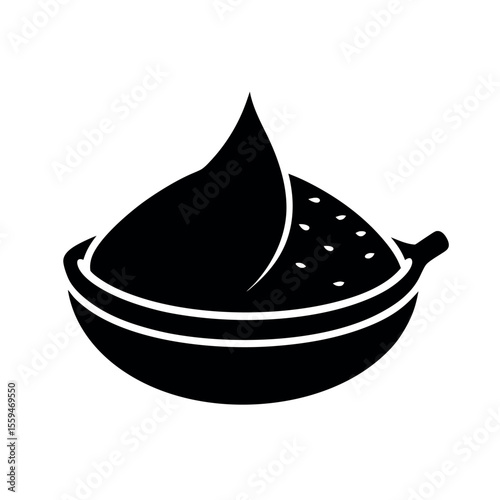nasi lemak on white background