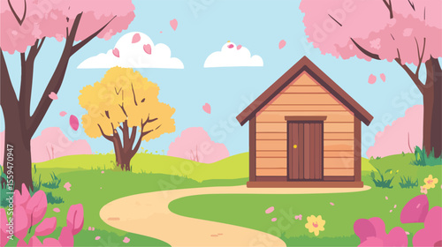 Vibrant Spring Season Color Palette Background