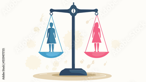 Gender Equality in Wages Balancing with Male and Female on Scale
