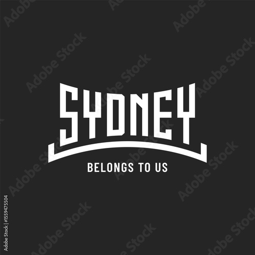 Sydney Typography Emblem